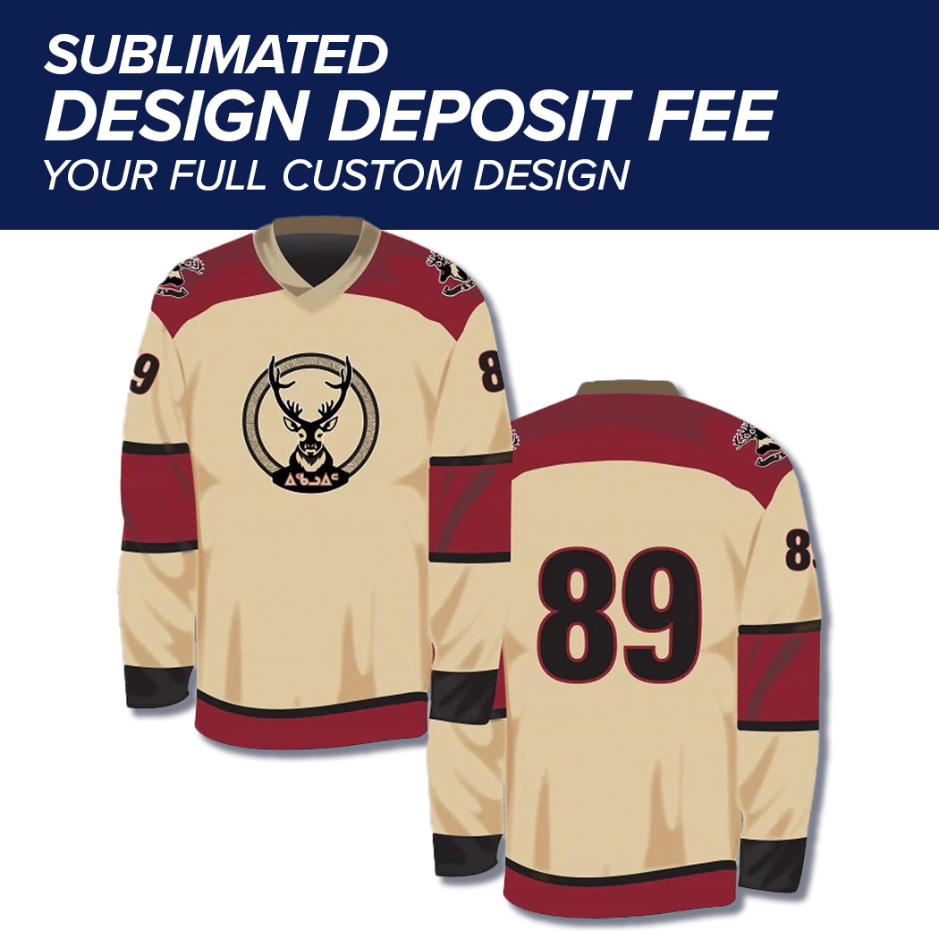 Sublimated Design Deposit Fee