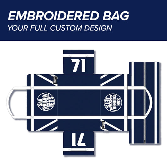 Sublimated Embroidered Hockey Bag - Your Design