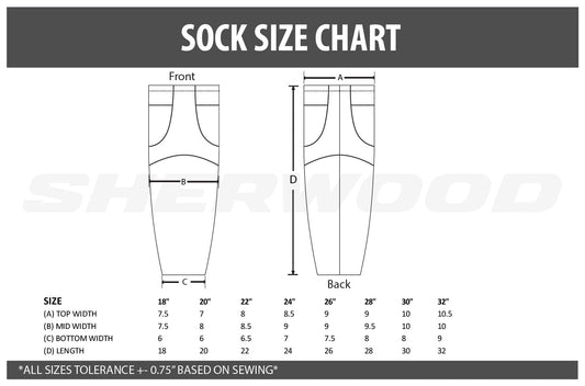 Sublimated Pro Model Hockey Socks-  Your Design